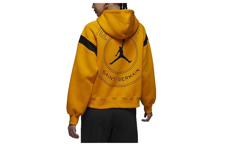 (WMNS) Air Jordan x Paris Saint-Germain Hoodie (Asia Sizing) 'Yellow Black' DV2836-705 sold by KicksCrew product image thumbnail 2