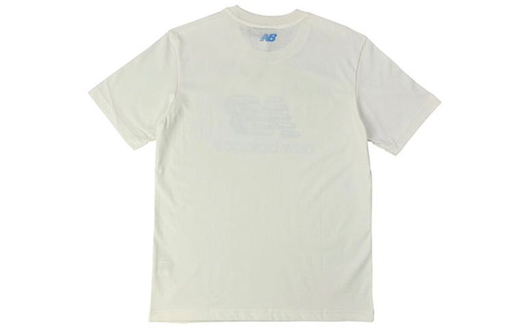 New Balance Essentials Logo Printed T-Shirt 'White Blue' NEA2V061-AS sold by KicksCrew product image thumbnail 2