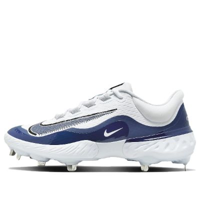 Nike Cleats Alpha Huarache Elite 4 Low 'White Blue' FD2745-103 sold by KicksCrew
