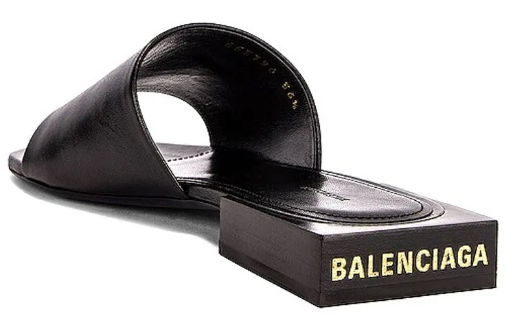 (WMNS) Balenciaga Box Sandals 'Black' 653796WA8FF1080 sold by KicksCrew product image thumbnail 4