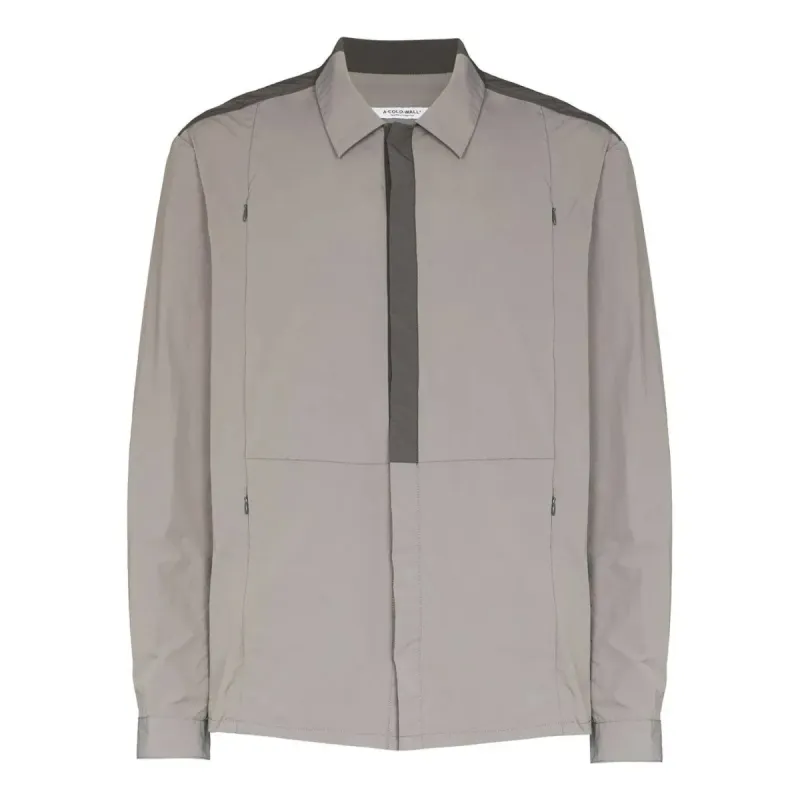 A-COLD-WALL* Arcane Panelled Shirt 'Grey' ACWMSH034-MORGR sold by KicksCrew