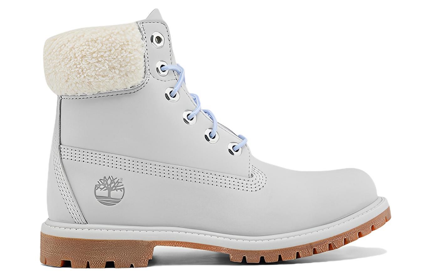 (WMNS) Timberland Premium 6 Inch Waterproof Boot 'Light Grey Nubuck' A2JR1 sold by KicksCrew product image thumbnail 2