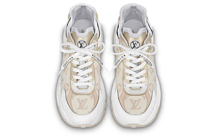 (WMNS) LOUIS VUITTON Run 55 Sneakers 'Beige Monogram White' 1ABHR3 sold by KicksCrew product image thumbnail 3