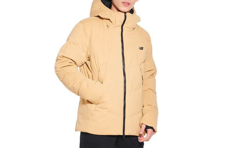New Balance Windproof Hooded Down Jacket 'Khaki' NCNP846071-BEI sold by KicksCrew product image thumbnail 2