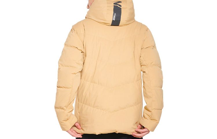 New Balance Windproof Hooded Down Jacket 'Khaki' NCNP846071-BEI sold by KicksCrew product image thumbnail 3