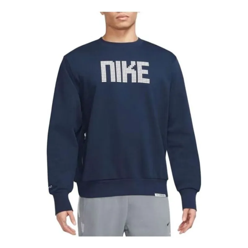 Nike Dri-FIT Standard Issue Soccer Crewneck Sweatshirt 'Blue' FD9744-410 sold by KicksCrew