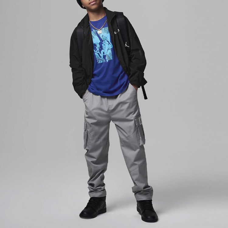 (GS) Air Jordan Burst T-Shirt 'Blue' 95C530-U1A sold by KicksCrew product image thumbnail 4