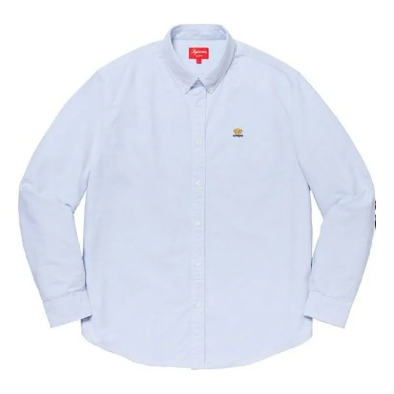 Supreme Flannel Oxford Shirt 'Teal' SUP-FW19-146 sold by KicksCrew