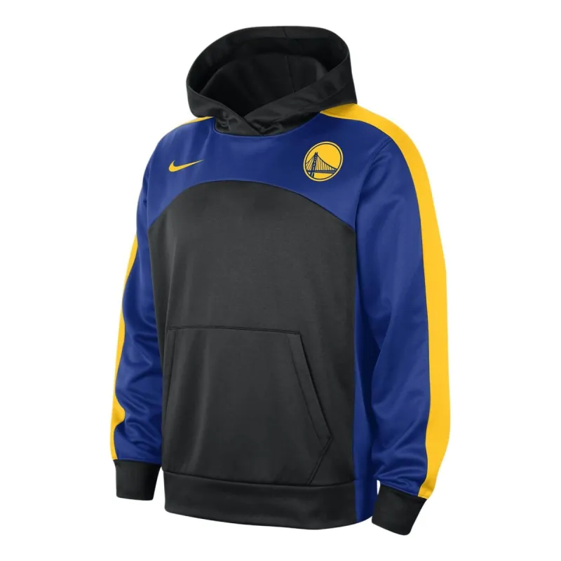 Nike Therma-FIT NBA Golden State Warriors Starting 5 Graphic Hoodie 'Black Blue Yellow' FD8735-010 sold by KicksCrew
