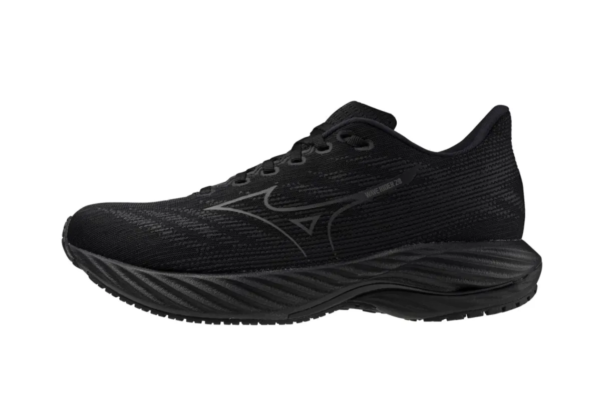 Mizuno Wave Rider 28 Running Shoes 'Black' J1GC240303 sold by KicksCrew