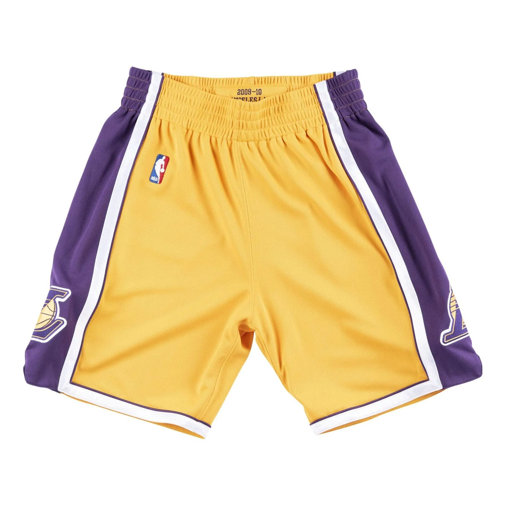 Mitchell & Ness NBA Authentic Shorts Los Angeles Lakers Home 2009-10 'Yellow Purple' ASHRGS18485-LALLTGD09 sold by KicksCrew