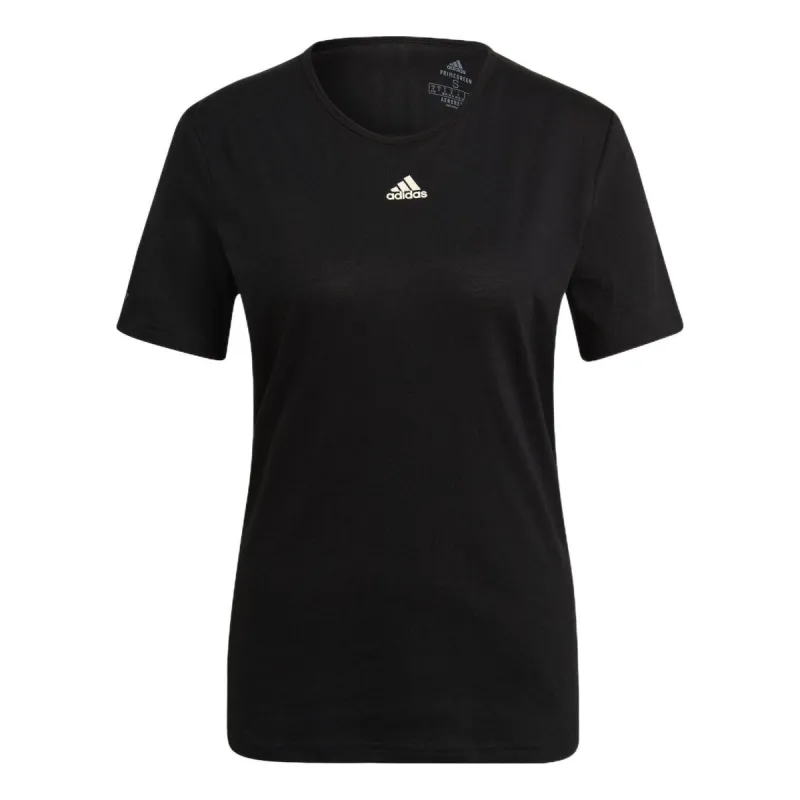 (WMNS) adidas U4U AEROREADY T-Shurt Asia Sizing 'Black' GN4970 sold by KicksCrew