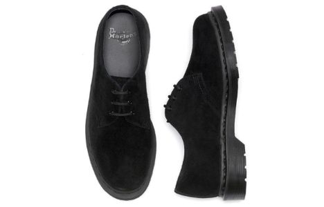 Dr. Martens 1461 Black Suede Shoes 'Black' 25699001 sold by KicksCrew