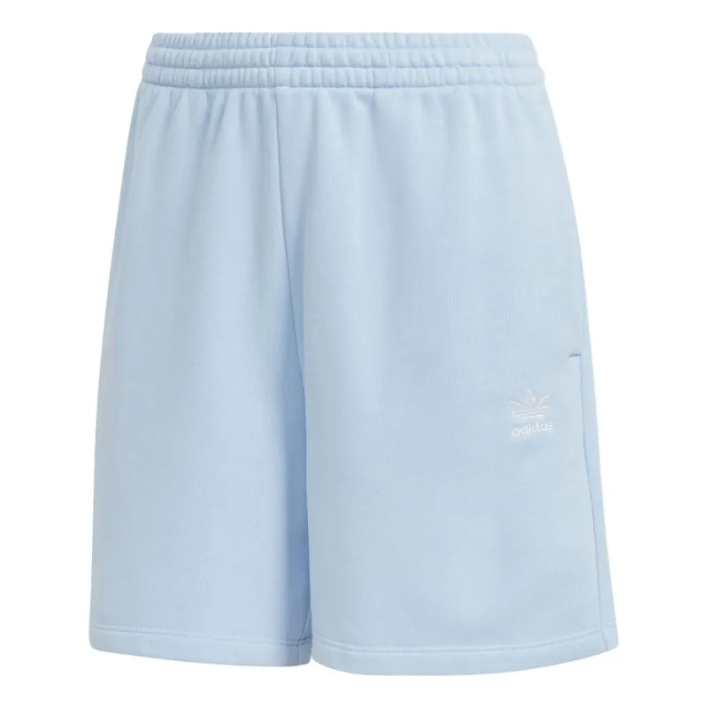 (WMNS) adidas originals Logo Shorts 'Blue' IL9618 sold by KicksCrew