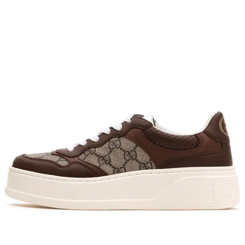 (WMNS) Gucci Leather GG Sneaker 'Light Brown' 670408-UPGA0-2348 sold by KicksCrew