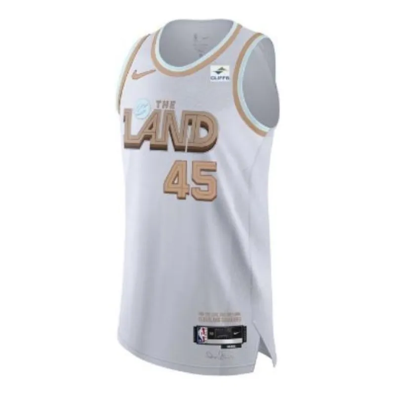 Nike x NBA Donovan Mitchell Cleveland Cavaliers Jerseys 'White' DQ0239-100 sold by KicksCrew