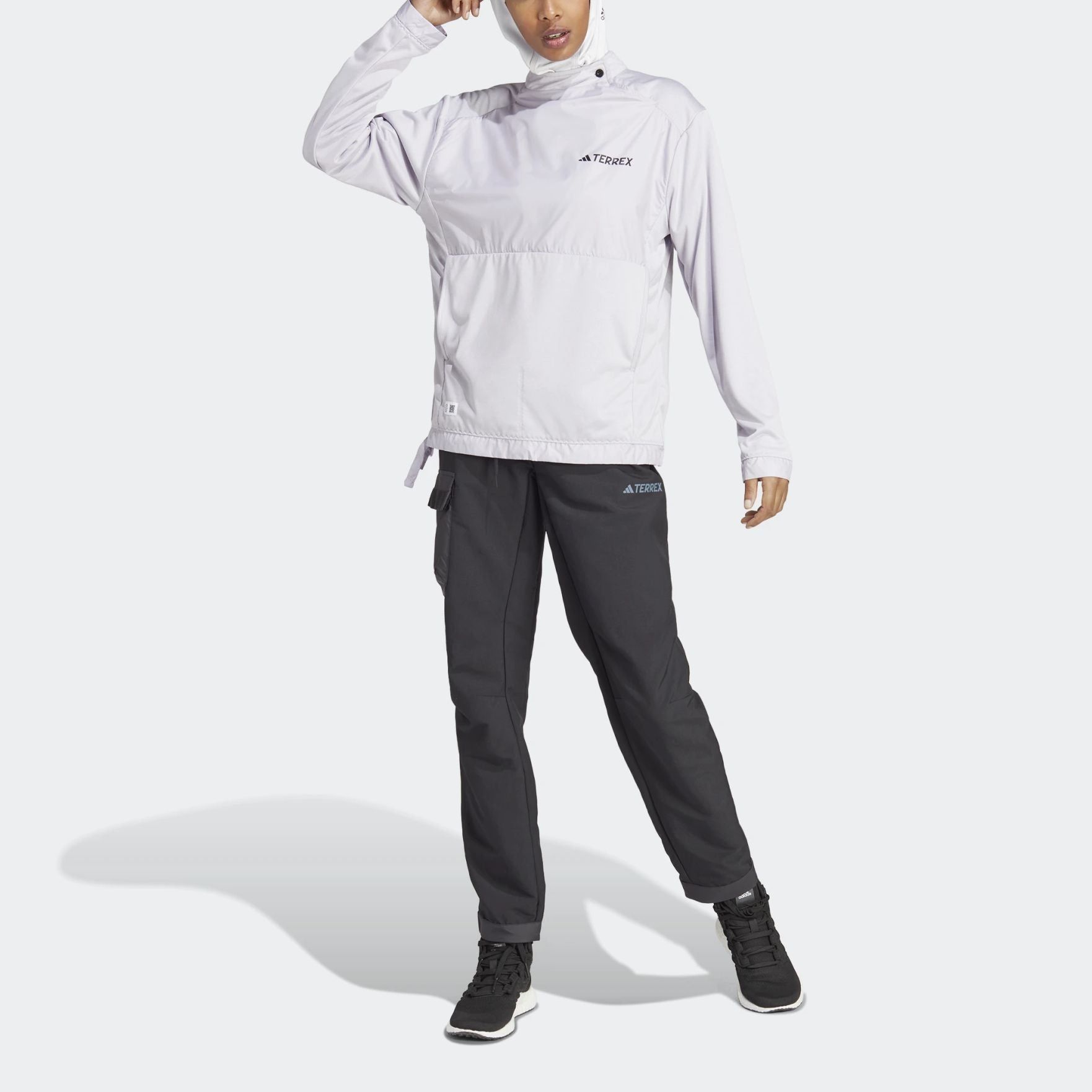 (WMNS) adidas Terrex Made To Be Remade Hiking Midlayer Top 'Purple' HN2936 sold by KicksCrew product image thumbnail 2