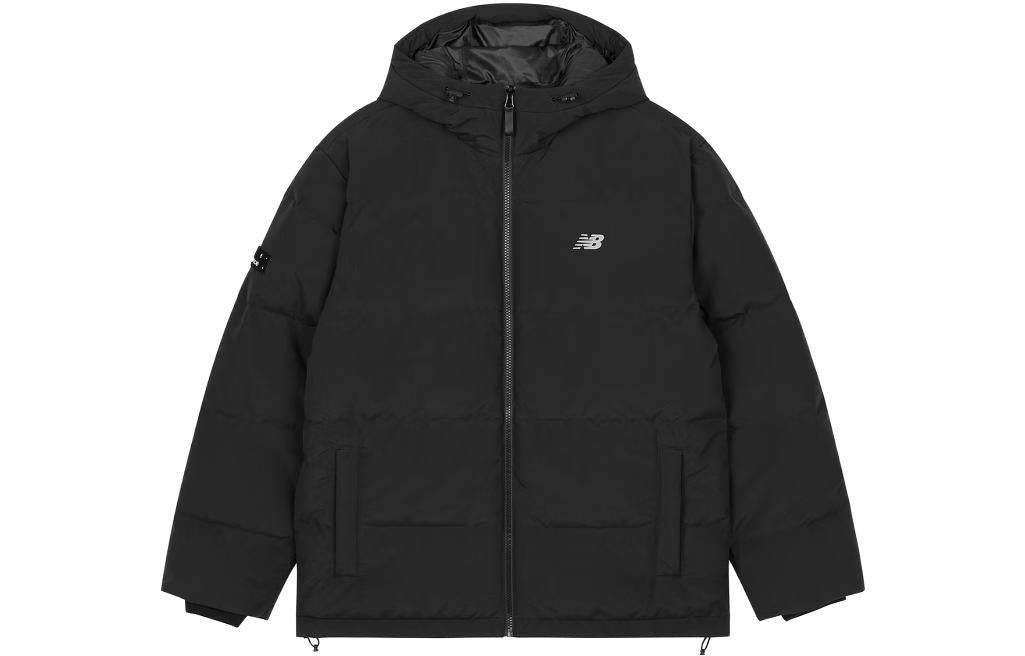 New Balance NB Logo Winter Down Jacket 'Black' AMJ33339-BK sold by KicksCrew product image thumbnail 3