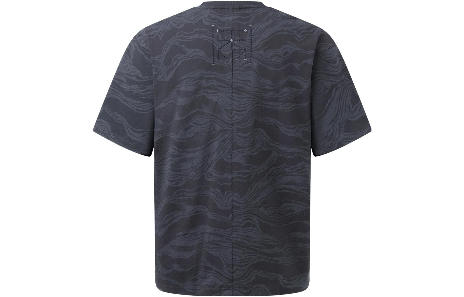 Li-Ning x Jackie Chan Kung Fu All-Over Print T-shirt 'Grey' AHST065-3 sold by KicksCrew product image thumbnail 2