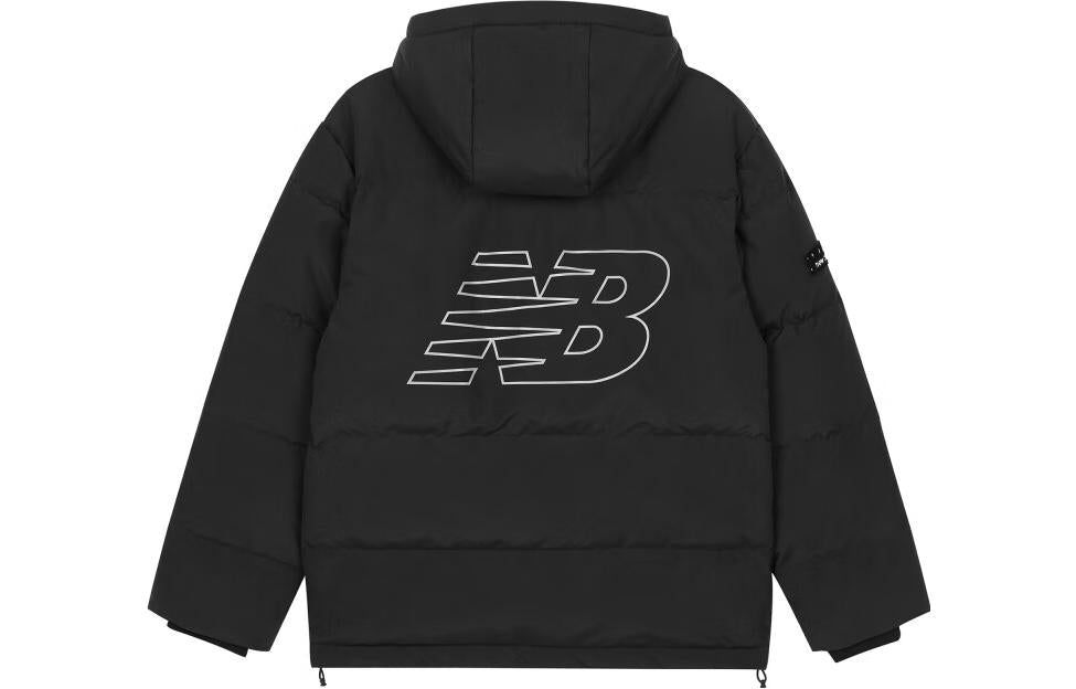 New Balance NB Logo Winter Down Jacket 'Black' AMJ33339-BK sold by KicksCrew product image thumbnail 2
