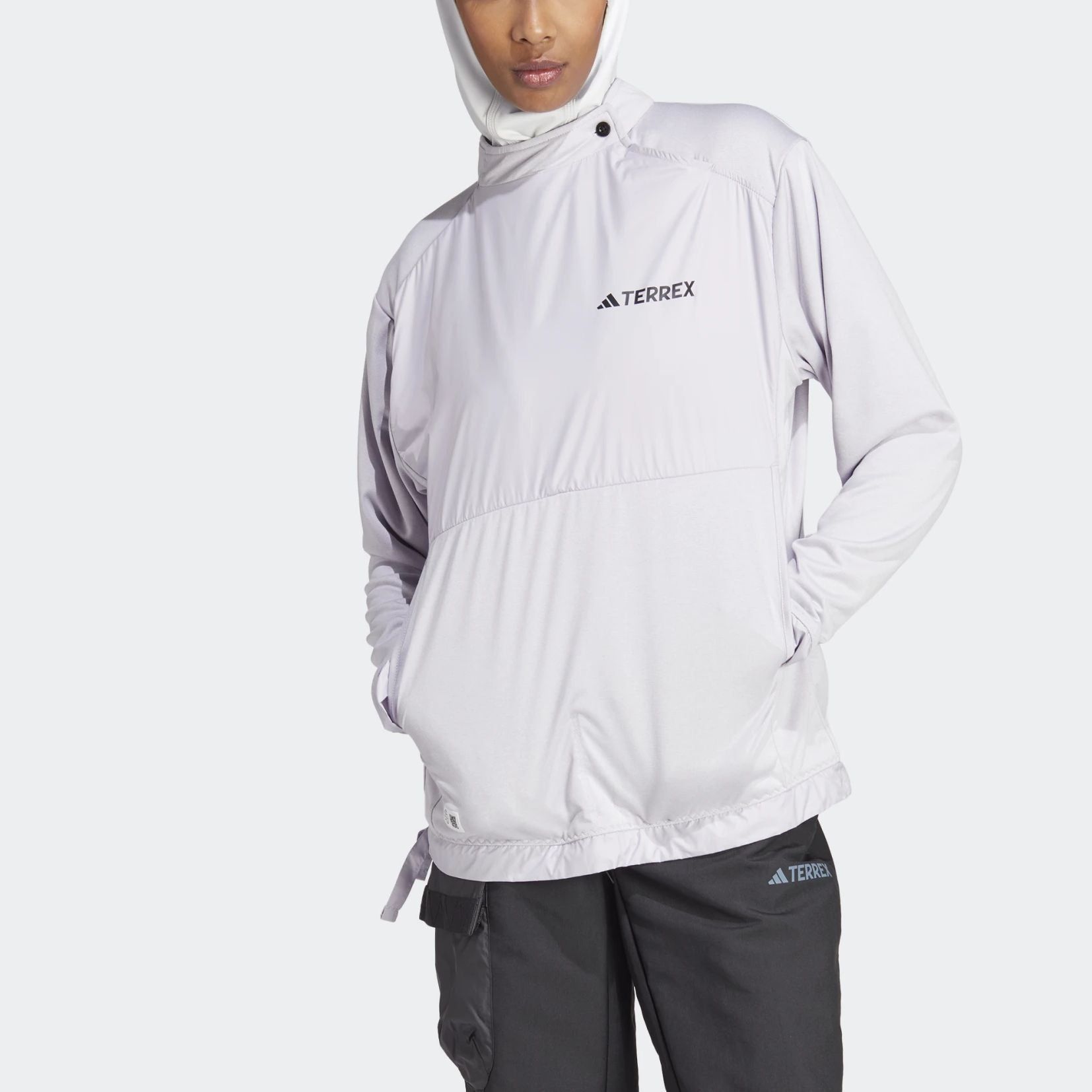 (WMNS) adidas Terrex Made To Be Remade Hiking Midlayer Top 'Purple' HN2936 sold by KicksCrew product image thumbnail 3