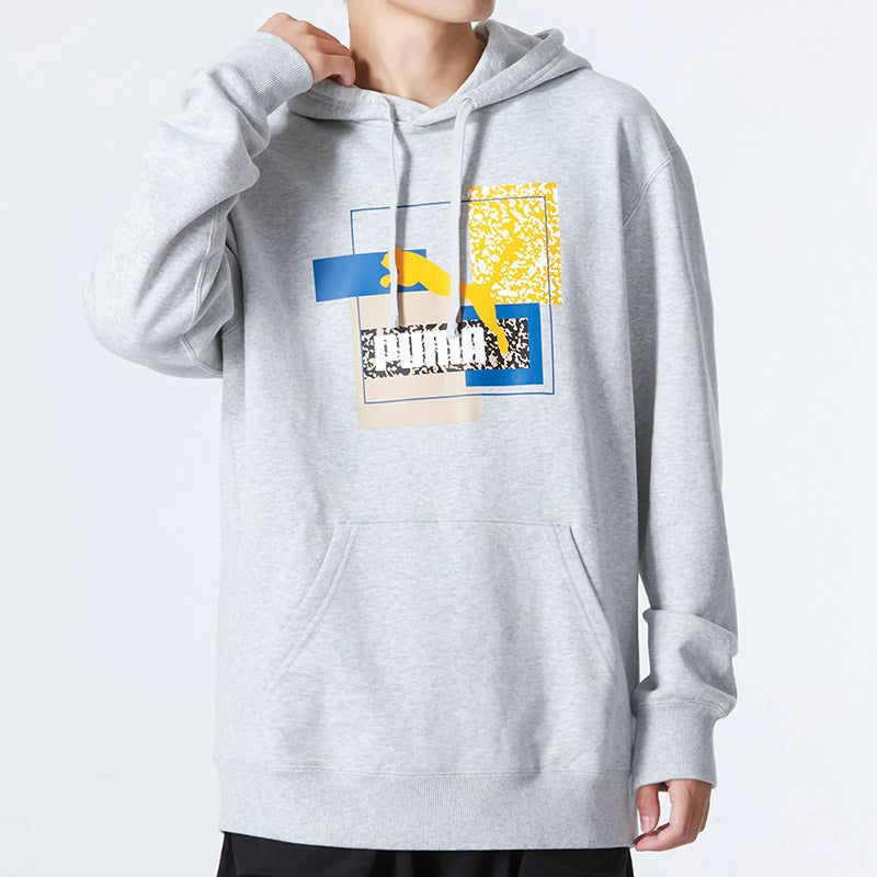 Puma Brand Love TR Logo Hoodie 'Grey' 537851-04 sold by KicksCrew product image thumbnail 3