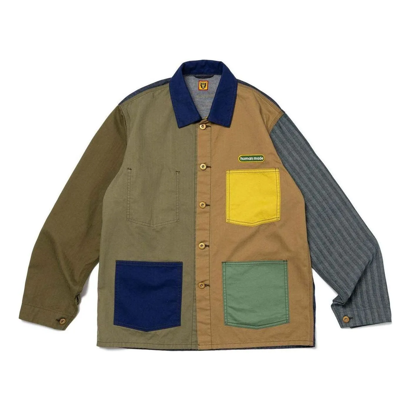 HUMAN MADE Crazy Coverall Jacket 'Olive Drab' HM27JK011 sold by KicksCrew