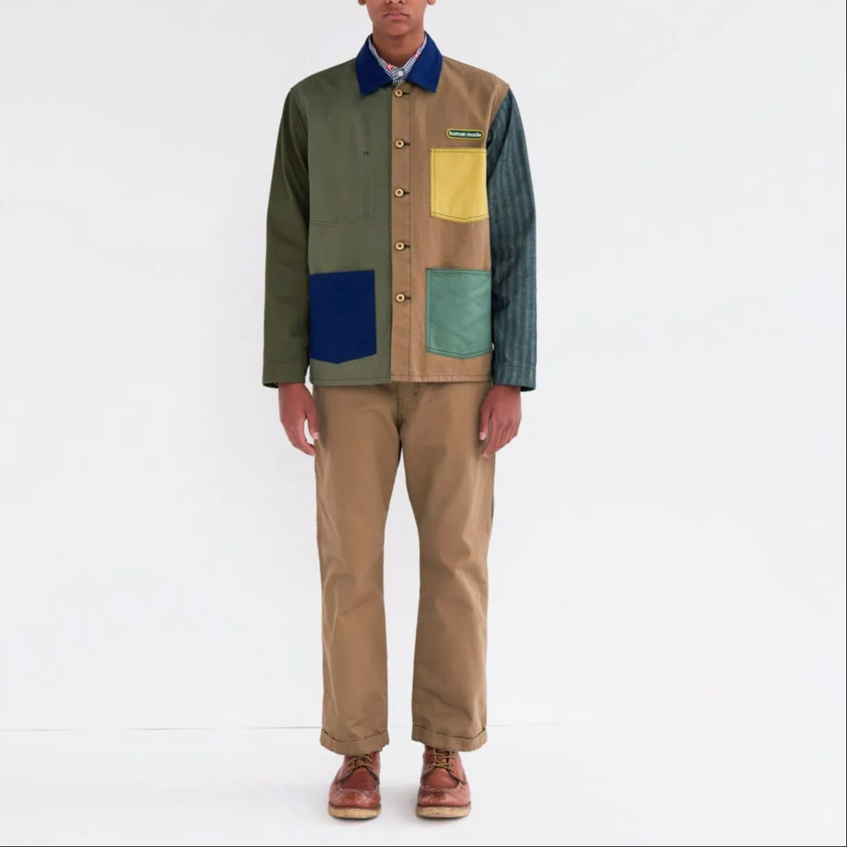 HUMAN MADE Crazy Coverall Jacket 'Olive Drab' HM27JK011 sold by KicksCrew product image thumbnail 3