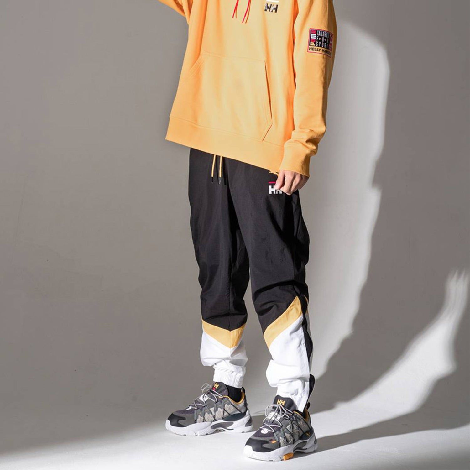 Puma x Helly Hansen Tailored For Sport Mens Track Pants 'Black White Yellow' 597145-89 sold by KicksCrew product image thumbnail 4