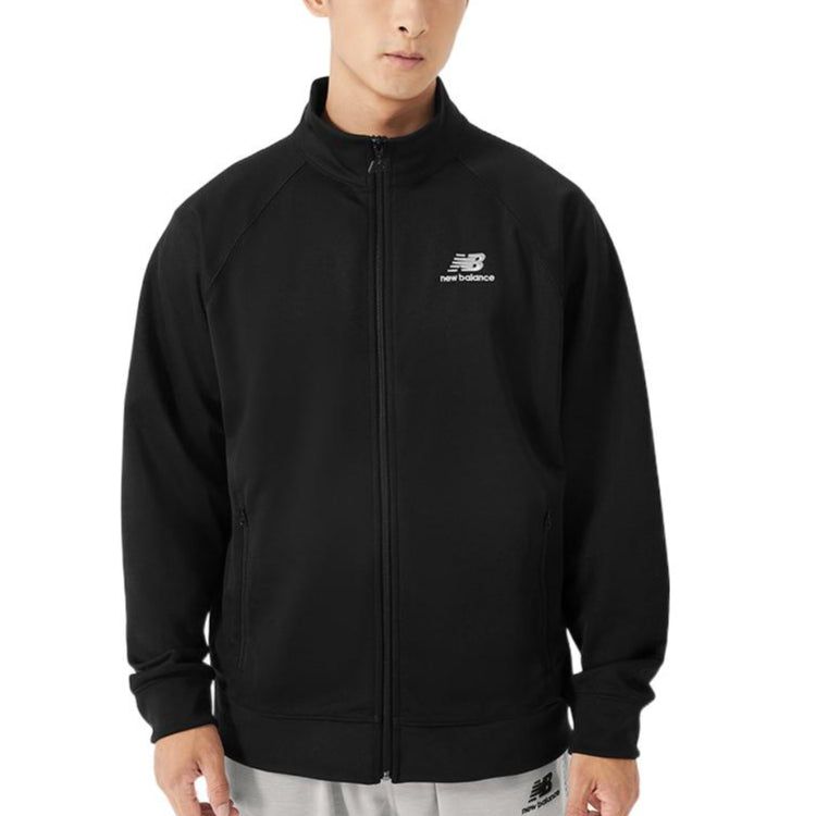 New Balance Unissentials Track Jacket 'Black' UJ23500-BK sold by KicksCrew product image thumbnail 3