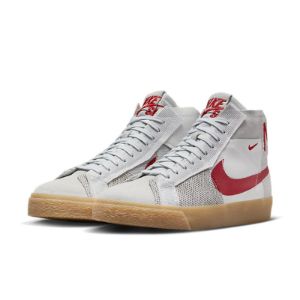 Nike SB Zoom Blazer Mid 'Deconstructed White University Red Gum' FD5113-100 sold by KicksCrew
