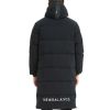 New Balance Nylon Street Style Plain Long Down Jacket 'Black' NP846061-BK sold by KicksCrew
