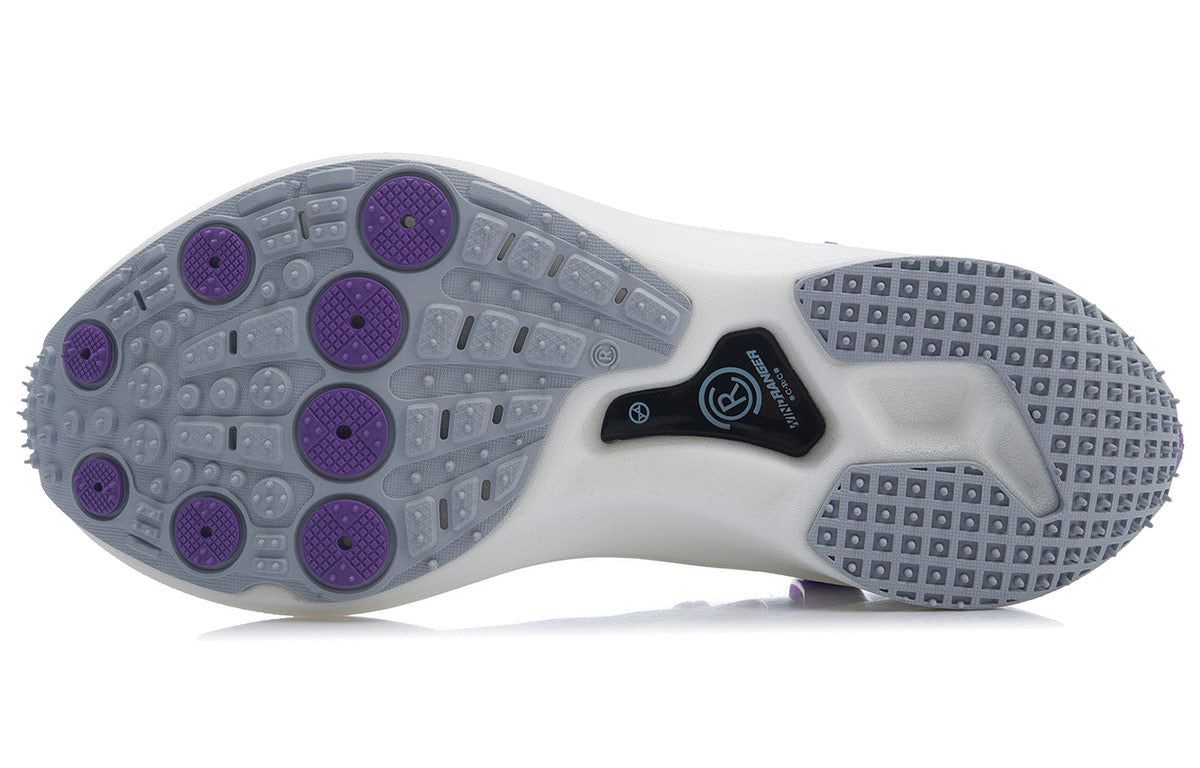 (WMNS) Li-Ning Wind Range Essential 'White Grey Purple' ARHR054-1 sold by KicksCrew product image thumbnail 5