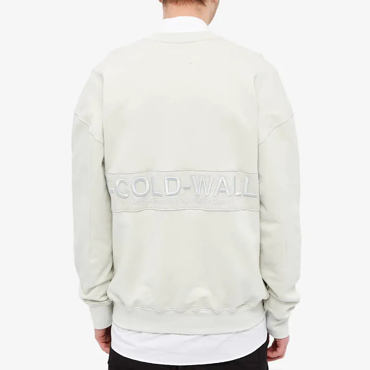 A-COLD-WALL* Logo Crew Sweatshirt 'White' ACWMW032-CHALK sold by KicksCrew product image thumbnail 2