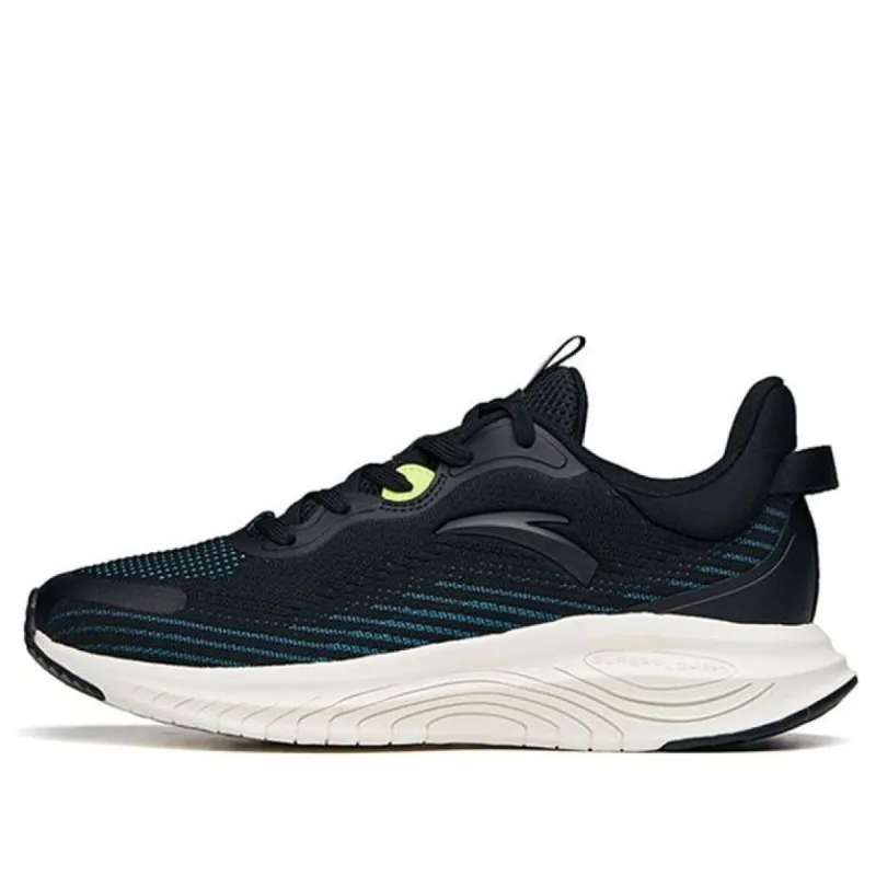 ANTA Running Series Sneakers 'Black Blue Stripes Green' 112135558S-1 sold by KicksCrew