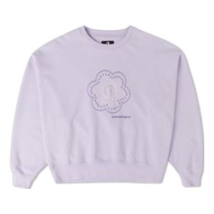 (WMNS) Converse Floral Crewneck 'Lilac' 10025522-A02 sold by KicksCrew