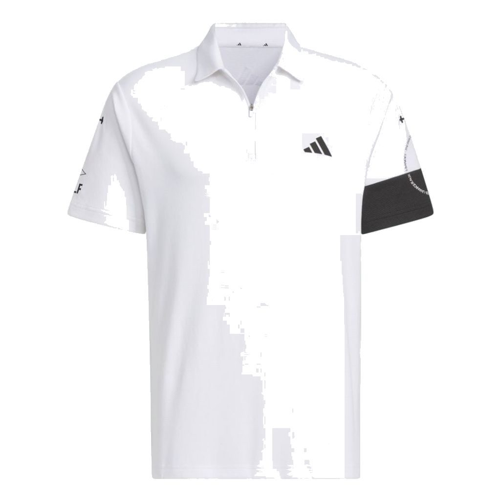 adidas Multi-Graphic Dry Polo Shirt 'White' IN9062 sold by KicksCrew