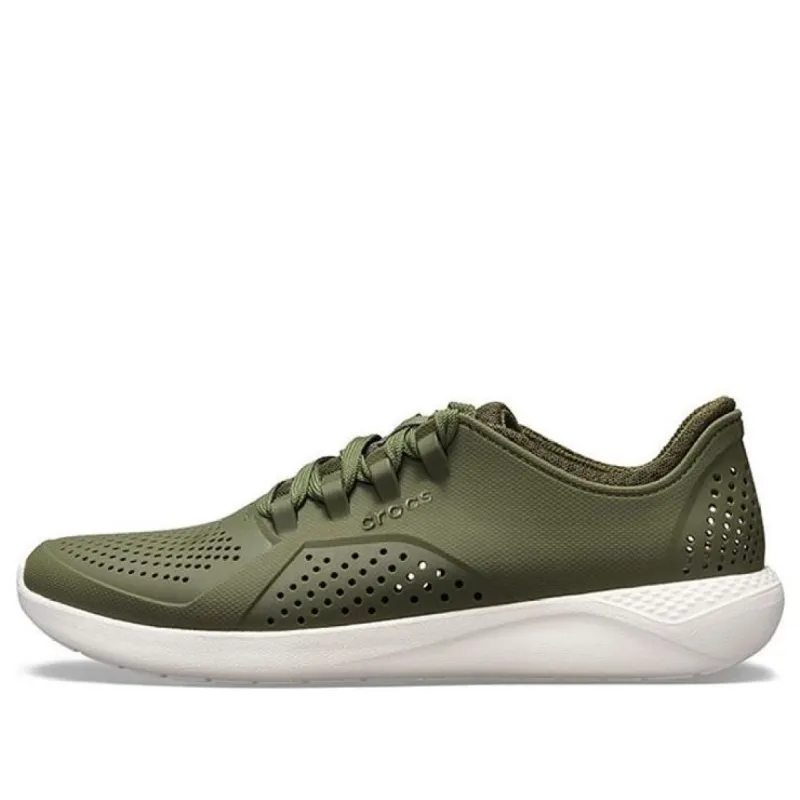 Crocs Literide Pacer 'Army Green White' 204967-37P sold by KicksCrew