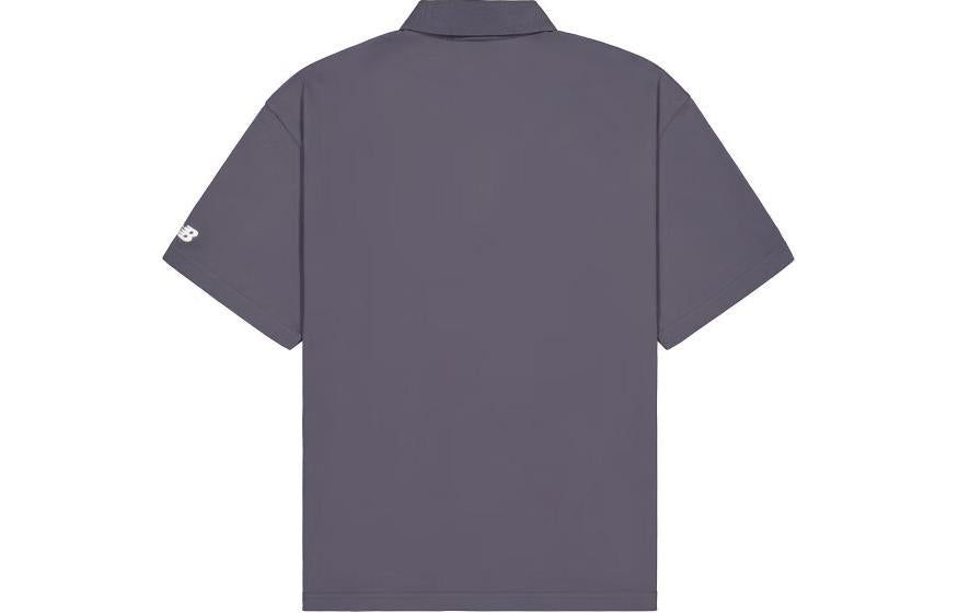 New Balance Athletics Polo Shirt 'Dark Grey' NFE21021-DKG sold by KicksCrew product image thumbnail 2
