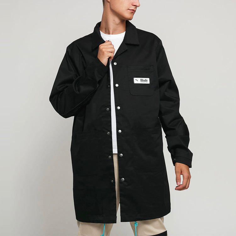 Puma x Rhude Coat 'Black White' 595344-01 sold by KicksCrew product image thumbnail 3