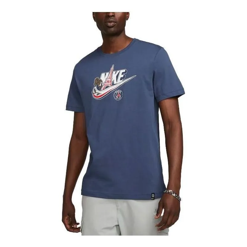 Nike Paris Saint-Germain T-Shirts 'Navy' FD1083-410 sold by KicksCrew