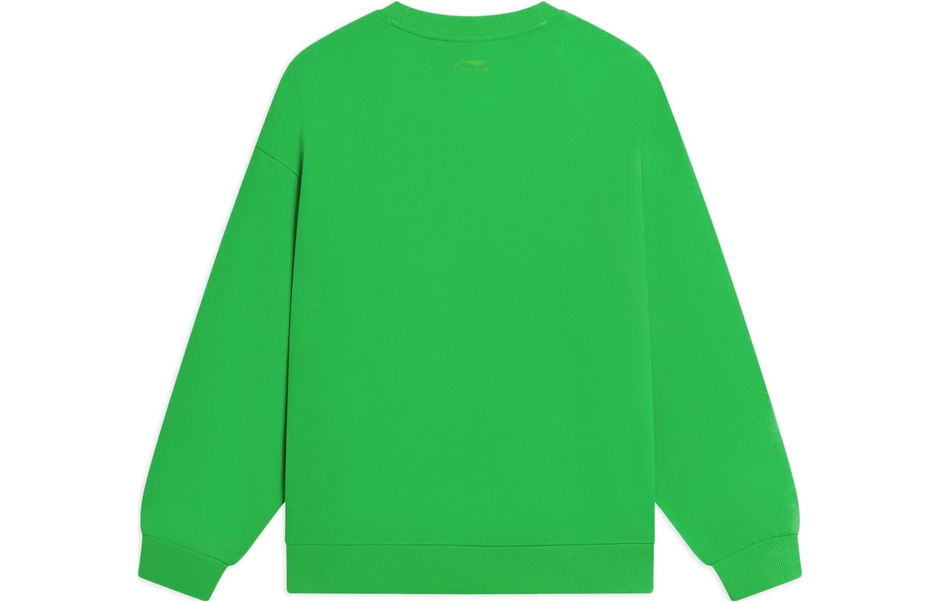 Li-Ning Anything Is Possible Graphic Sweatshirt 'Neon Green' AWDSF75-3 sold by KicksCrew product image thumbnail 2