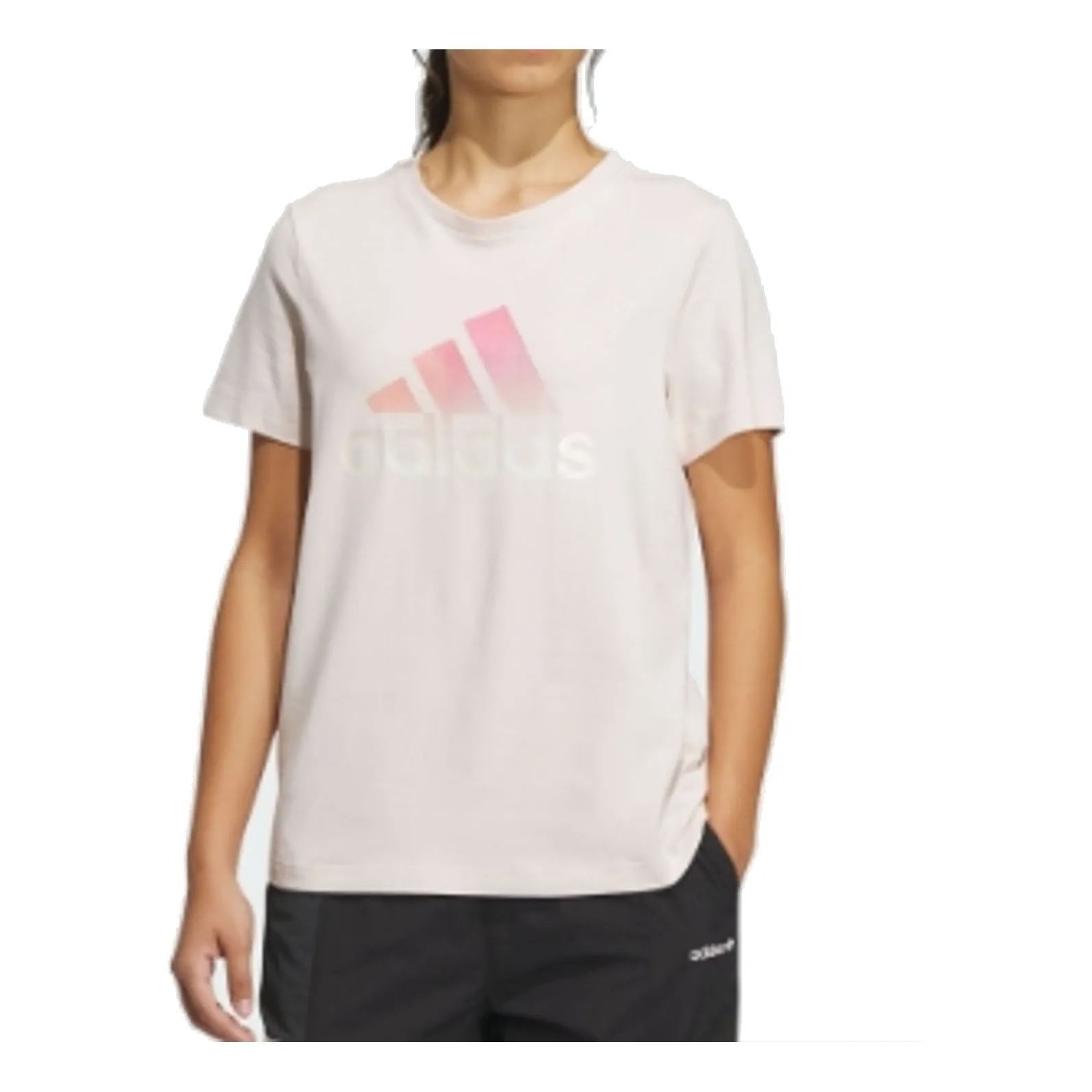 (WMNS) adidas Must Have BOS T-Shirt 'Pink' IM8886 sold by KicksCrew product image thumbnail 3