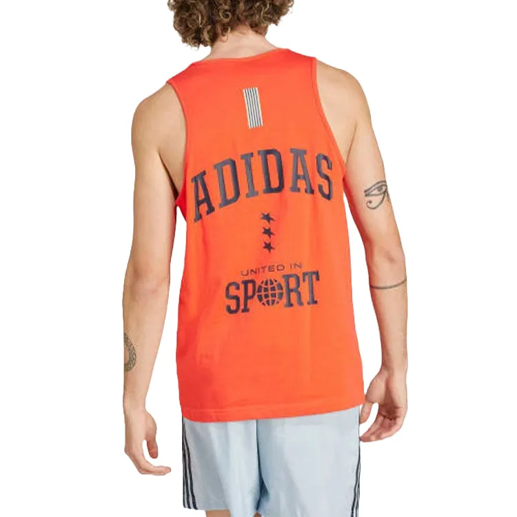 adidas Americana Graphic Tank 'Orange' IR5833 sold by KicksCrew product image thumbnail 3