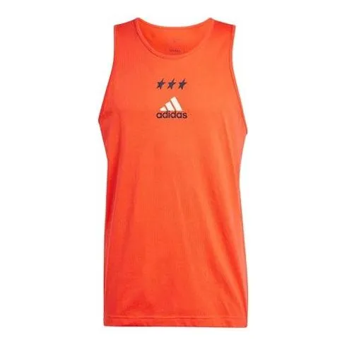 adidas Americana Graphic Tank 'Orange' IR5833 sold by KicksCrew