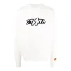 HERON PRESTON CTNMB Logo Knitted Jumper Sweatshirt 'White Black' HMHE006F21KNI0030401 sold by KicksCrew