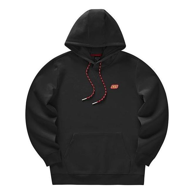 Skechers CNY Logo Printed Hoodies 'Black' L123M003-0018 sold by KicksCrew