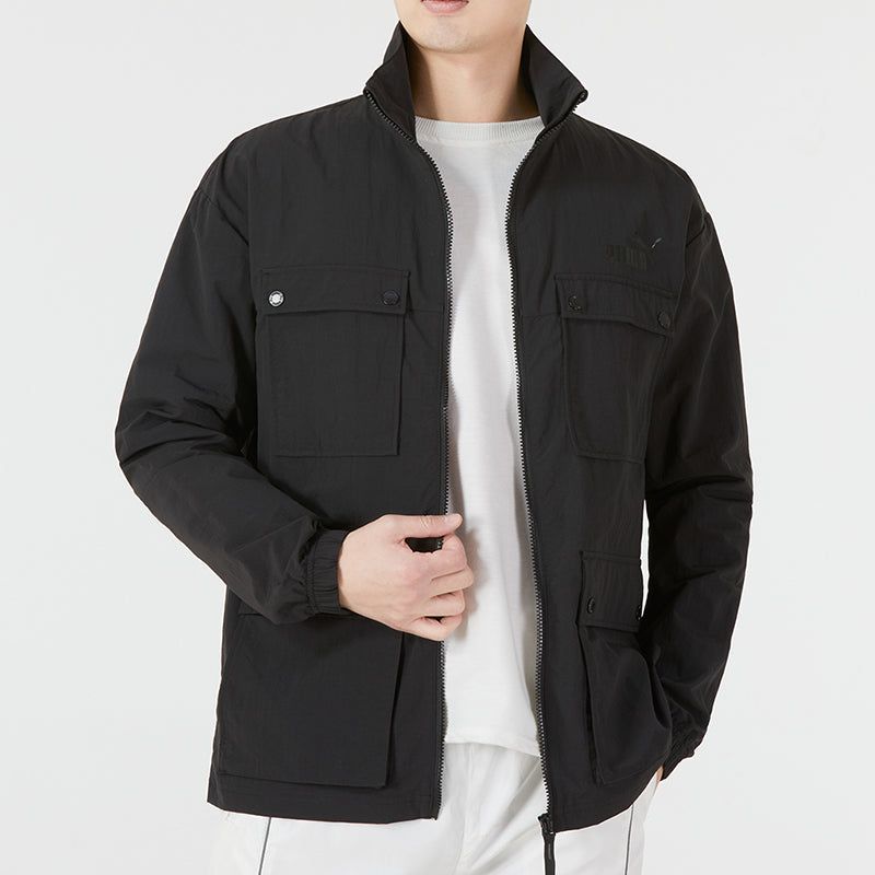 Puma Style Windbreaker Jacket 'Black' 849455-01 sold by KicksCrew product image thumbnail 3