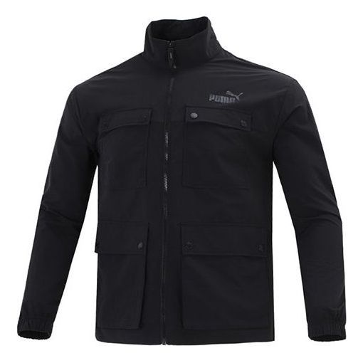 Puma Style Windbreaker Jacket 'Black' 849455-01 sold by KicksCrew