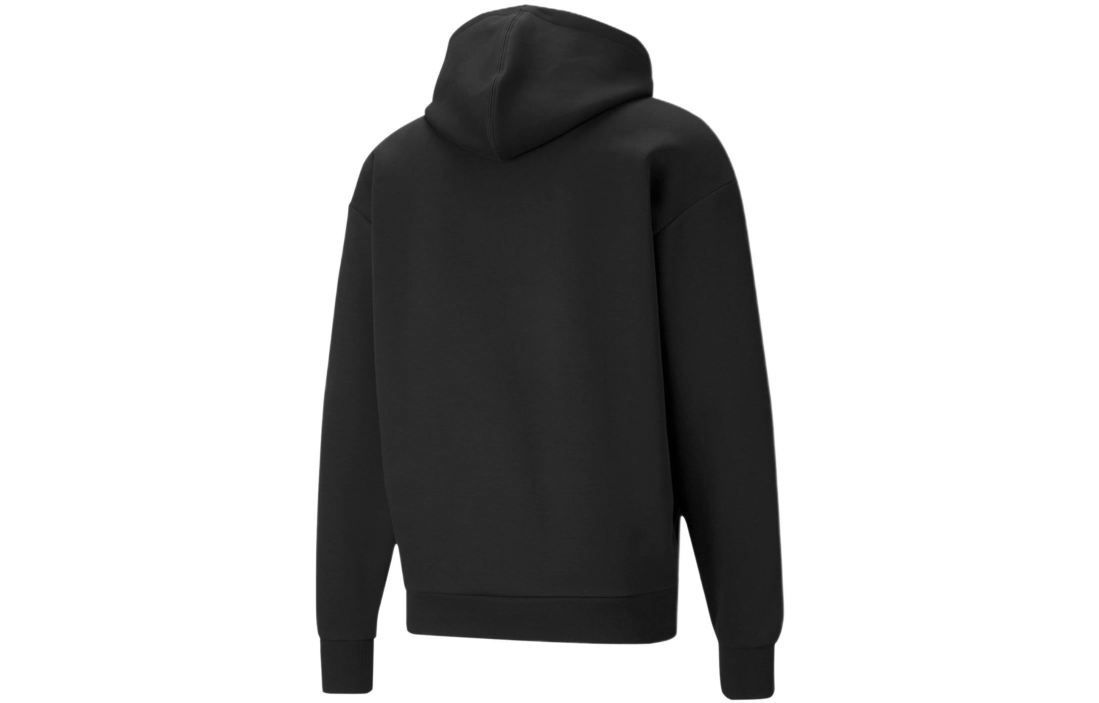 Puma Logo Luxe Graphic Hoodie 'Black' 534408-01 sold by KicksCrew product image thumbnail 2